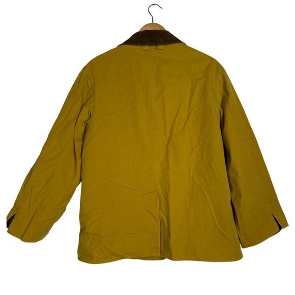 Sea New York Clyde Lighthouse Barn Jacket Embroidered Corduroy Trim Yellow Small - Picture 5 of 13